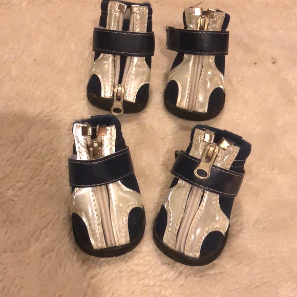 Other - Holographic dog shoes